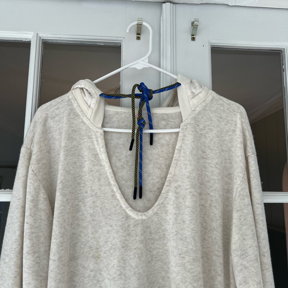 Free People FP Movement Feel Good Layer Hoodie Longline Size Small